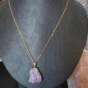 Amethyst Pendant Necklace